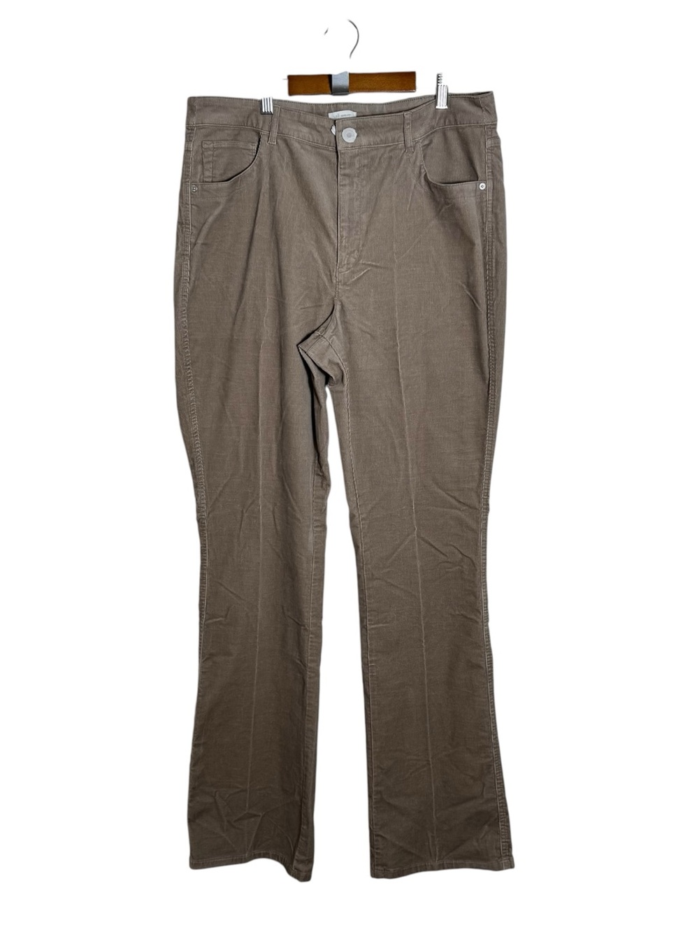 J. Jill Corduroy Bootcut Pants Size 14 Tall Brown (Driftwood) NWT 34" Inseam - Picture 9 of 9